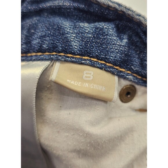 MICHAEL KORS Women's 8 Mid Rise Bootcut Flare Blue Denim Jeans Pants EUC! - Picture 6 of 7